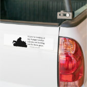 オートバイの認識度のバンパーステッカー バンパーステッカー (トラック上)