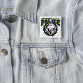 オートバイの警察 缶バッジ (インサイチュ)