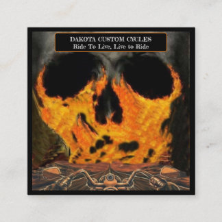 オートバイの販売とサービス スクエア名刺