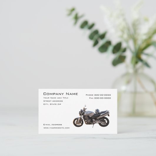 オートバイの販売の名刺 名刺 (スタンド正面)