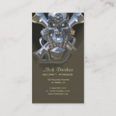 オートバイの販売+修理名刺 名刺 (裏面)