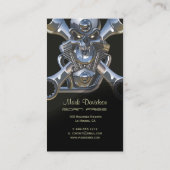 オートバイの販売/修理/メタルスカル/xBones 名刺 (裏面)