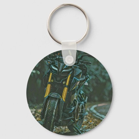 オートバイの贈り物 キーホルダー (正面)