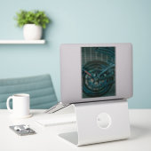 オートバイの贈り物 シール (デスク上のノートパソコン)