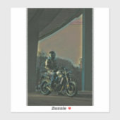 オートバイの贈り物 シール (シート)