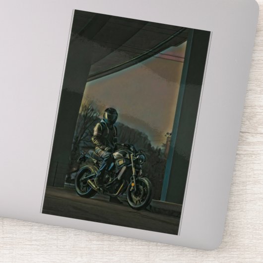 オートバイの贈り物 シール (詳細)