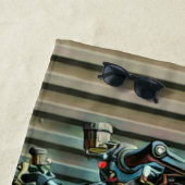 オートバイの贈り物 ビーチタオル (インサイチュ)