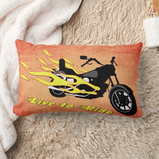 -オートバイのLumbarの枕に乗るために住んで下さい ランバークッション (ブランケット)