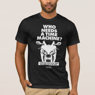 オートバイのTシャツ-タイムマシン Tシャツ