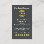 オートバイは名刺を疲れさせます 名刺 (裏面)