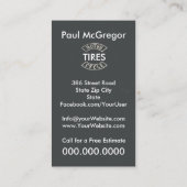 オートバイは名刺を疲れさせます 名刺 (裏面)