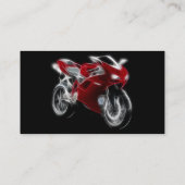 オートバイを競争させるスポーツのバイク 名刺 (裏面)