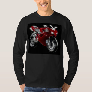 オートバイを競争させるスポーツのバイク Tシャツ