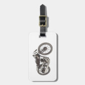 オートバイを競争させる1926年のGarelli ラゲッジタグ (正面縦)