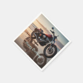 オートバイアットサンセット スタンダードカクテルナプキン (角)