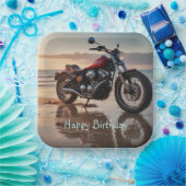 オートバイアットサンセット ペーパープレート (パーティー)