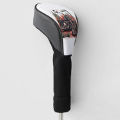 オートバイインデザートサボスウエスタンセット ゴルフヘッドカバー (アングル)