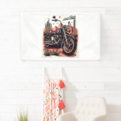 オートバイインデザートサボスウエスタンセット 横断幕 (インサイチュ)