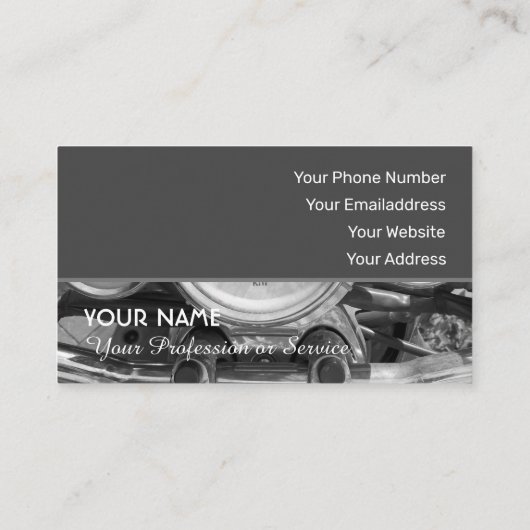 オートバイエレガントの専門家の名刺 名刺 (裏面)