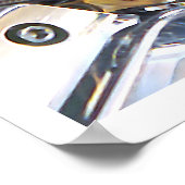 オートバイエンジン、ポスター ポスター (角)