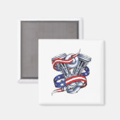 オートバイエンジン マグネット (正面/裏面)