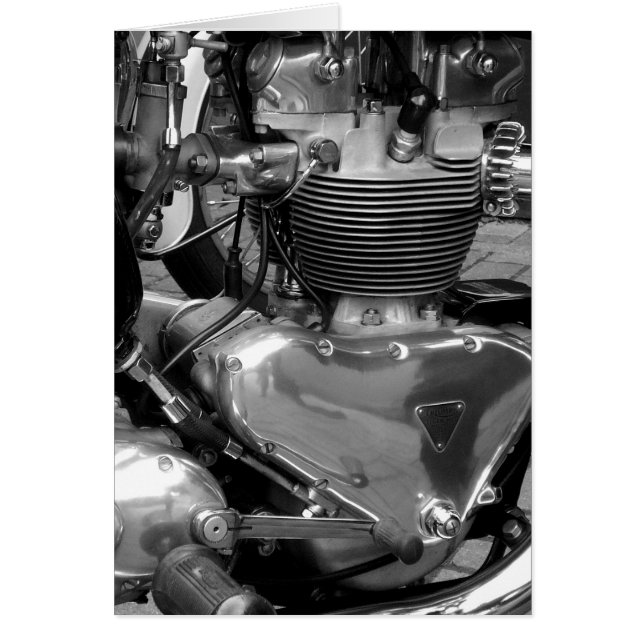 オートバイエンジン-垂直 (正面)