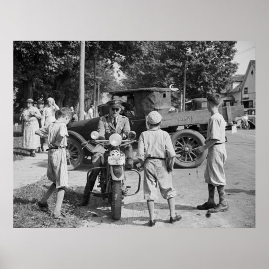 オートバイエンビー， 1936 ポスター (正面)