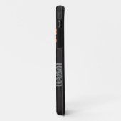 オートバイオレンジバイクもしくは自転車に乗る人フレイムス Case-Mate iPhoneケース (裏面/左)