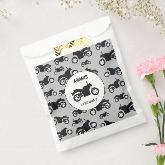 オートバイカスタマイズパタン名誕生日 フェイバーバッグ (封をした状態)