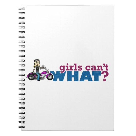 オートバイガール ノートブック (正面)