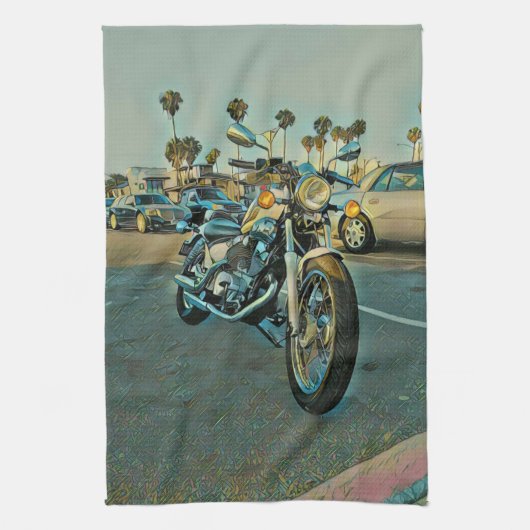 オートバイギフト キッチンタオル (縦)
