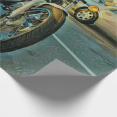 オートバイギフト ラッピングペーパー (角)