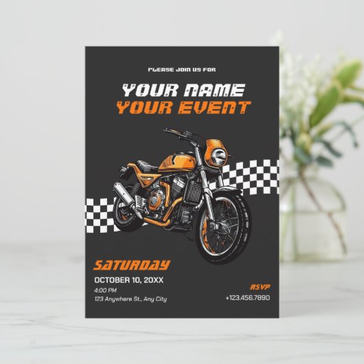 オートバイクラシックク 招待状 (スタンド正面)