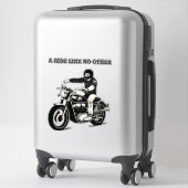 オートバイクラシックスト乗馬 シール (スーツケース)