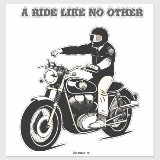 オートバイクラシックスト乗馬 シール (シート)