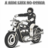 オートバイクラシックスト乗馬 シール (正面)