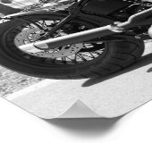 オートバイクラシック素晴らしポスター ポスター (角)