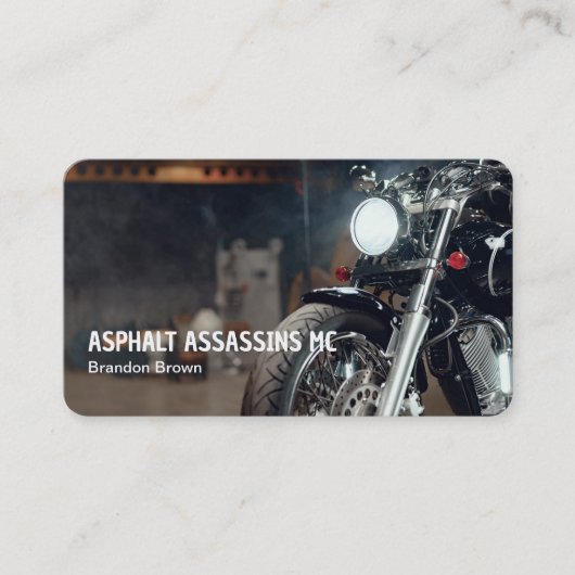 オートバイクラブ 名刺 (正面)