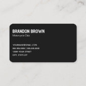 オートバイクラブ 名刺 (裏面)