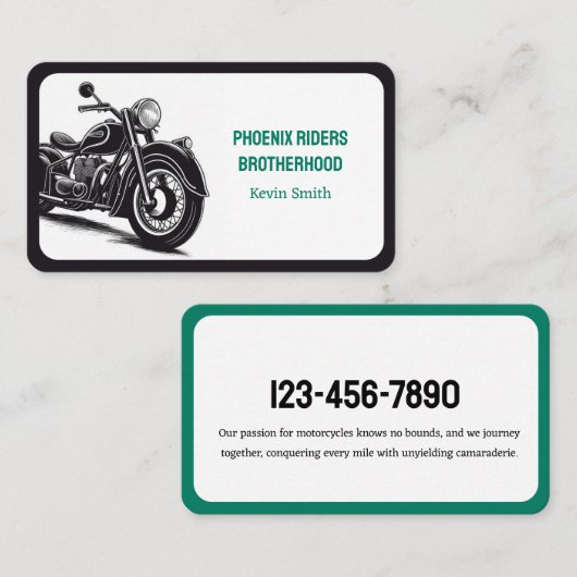 オートバイクラブ 名刺 (正面/裏面)