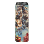 オートバイクリスマスに乗るキッチンコルソドッグ タンブラー (裏面)