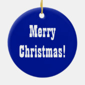 オートバイクリスマスオーナメント |メッセーカスタムジ セラミックオーナメント (裏面)