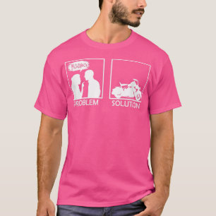 オートバイクルーザーバイクもしくは自転車に乗る人モーターバイク夫パパStr Tシャツ
