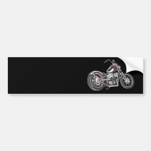 オートバイクール60sチョッパー バンパーステッカー
