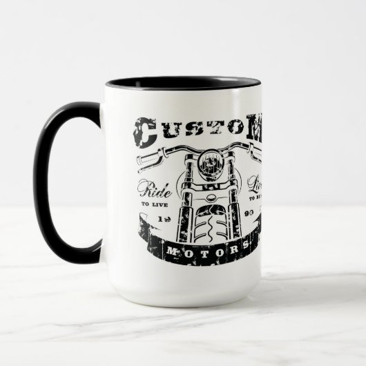 オートバイコーヒーカップ マグカップ (左)