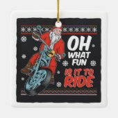 オートバイサンタウィズ引用文 セラミックオーナメント (裏面)