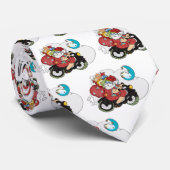 オートバイサンタクリスマスタイ ネクタイ (ロール)