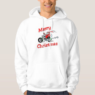 オートバイサンタライトTシャツ パーカ