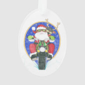 オートバイサンタ&フレンド オーナメント (裏面)