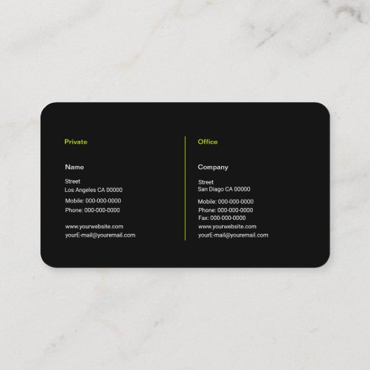 オートバイサービス 名刺 (裏面)